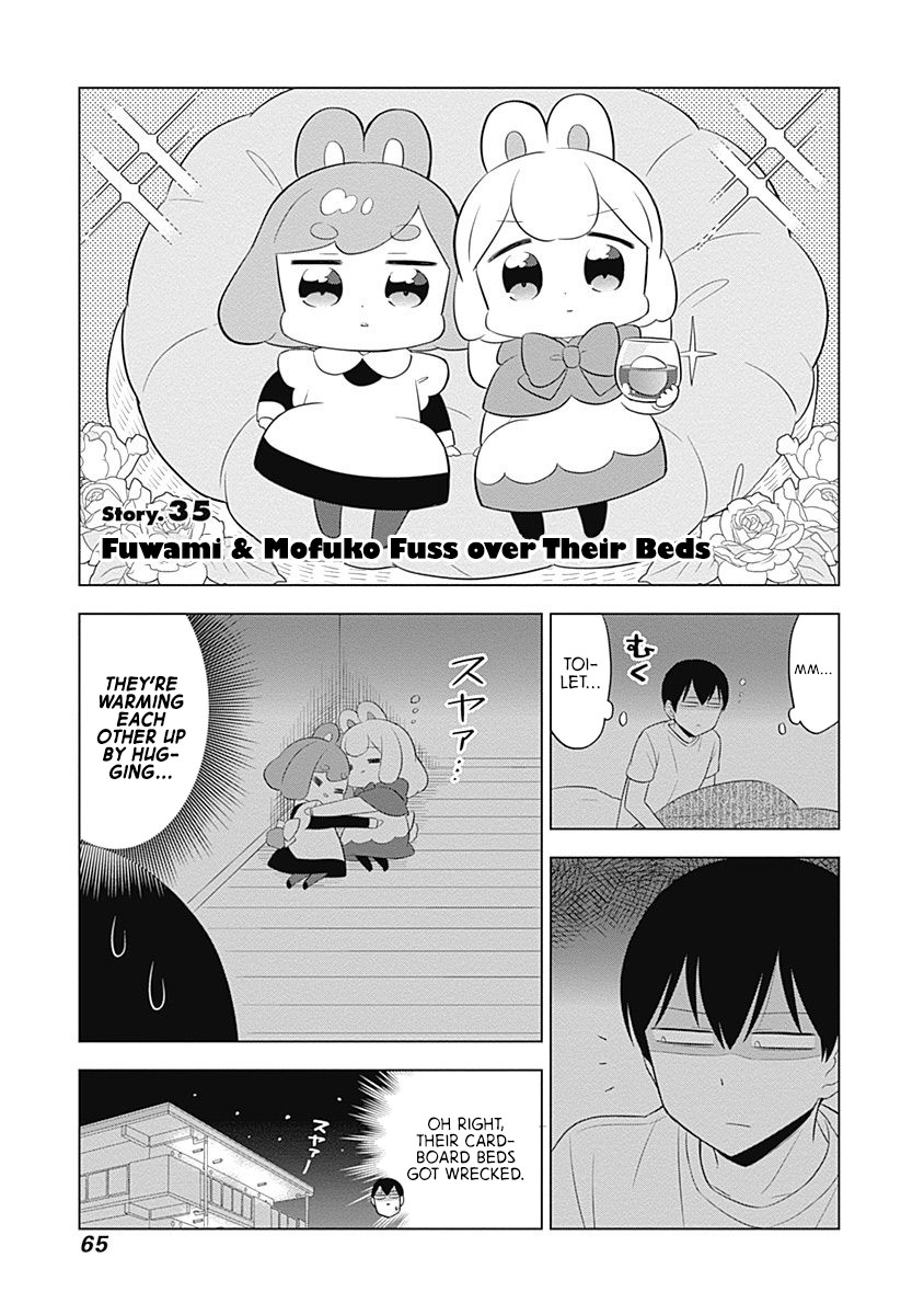 Department of Corporate Slave Rabbits Chapter 35 page 1 - Chapter 35: Fuwami & Mofuko Fuss over Their Beds