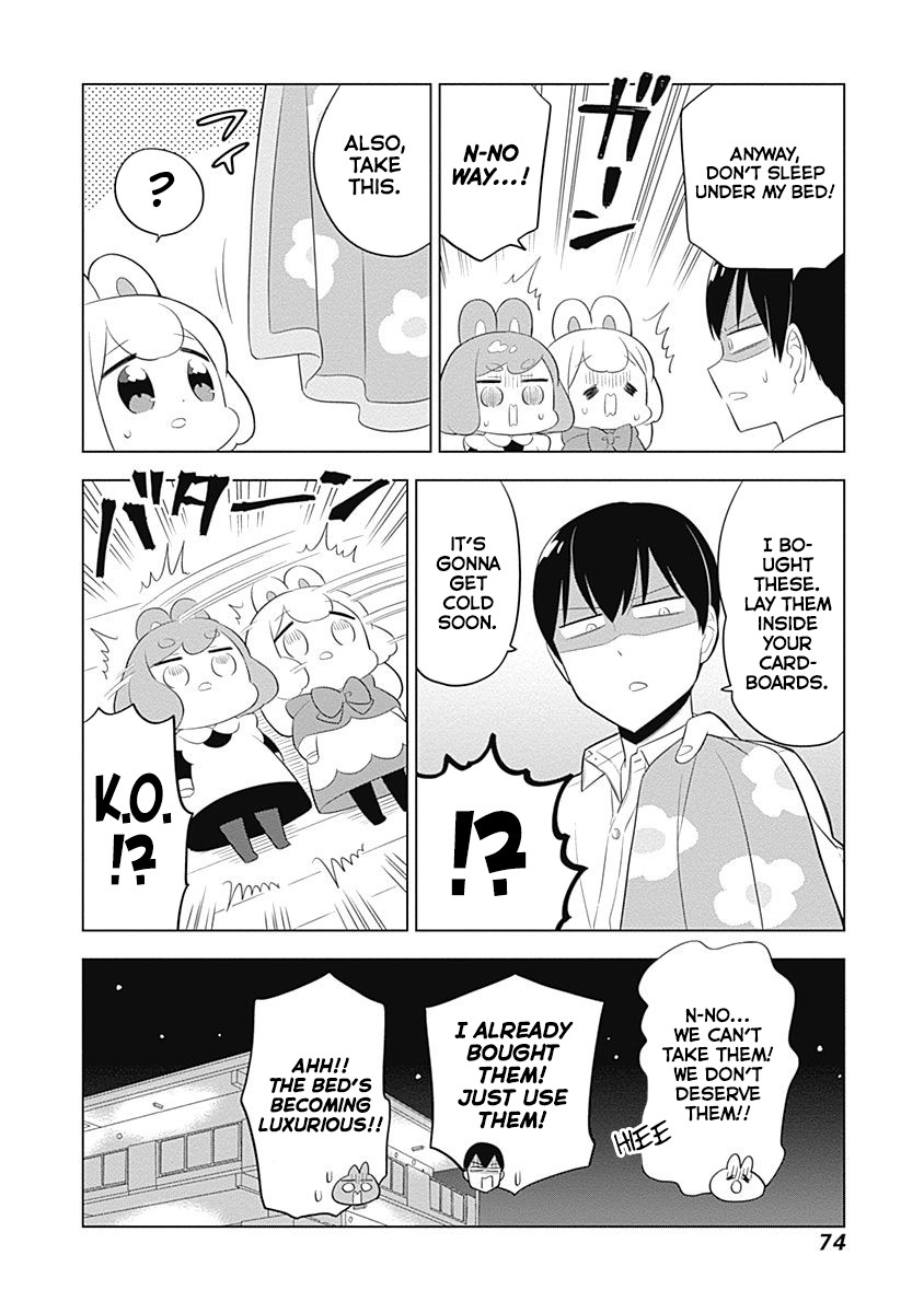 Department of Corporate Slave Rabbits Chapter 35 page 10 - Chapter 35: Fuwami & Mofuko Fuss over Their Beds