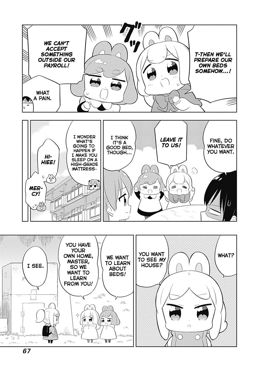 Department of Corporate Slave Rabbits Chapter 35 page 3 - Chapter 35: Fuwami & Mofuko Fuss over Their Beds
