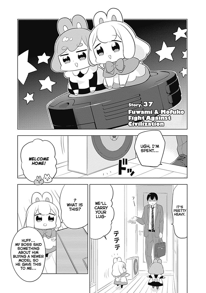 Department of Corporate Slave Rabbits Chapter 37 page 1 - Chapter 37: Fuwami & Mofuko Fight Against Civilization