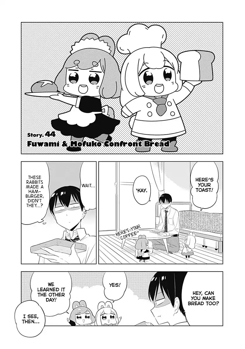 Department of Corporate Slave Rabbits Chapter 44 page 1 - Chapter 44: Fuwami & Mofuko Confront Bread
