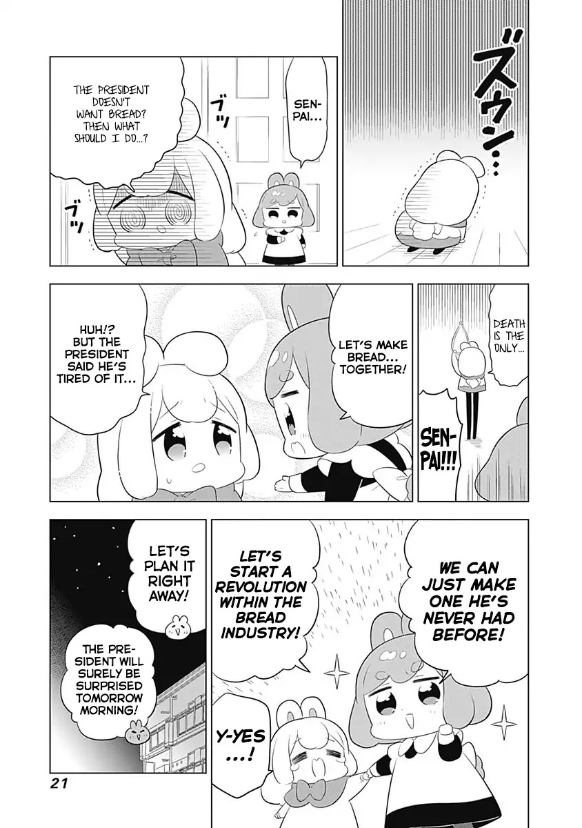 Department of Corporate Slave Rabbits Chapter 44 page 6 - Chapter 44: Fuwami & Mofuko Confront Bread