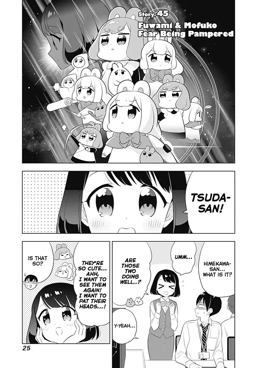 Department of Corporate Slave Rabbits Chapter 45 page 1 - Chapter 45: Fuwami & Mofuko Fear Being Pampered