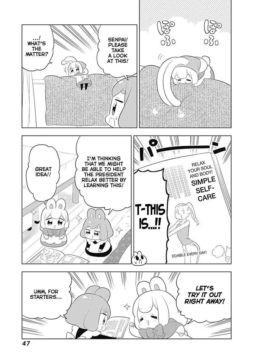 Department of Corporate Slave Rabbits Chapter 47 page 3 - Chapter 47: Fuwami & Mofuko at End of Relaxation...