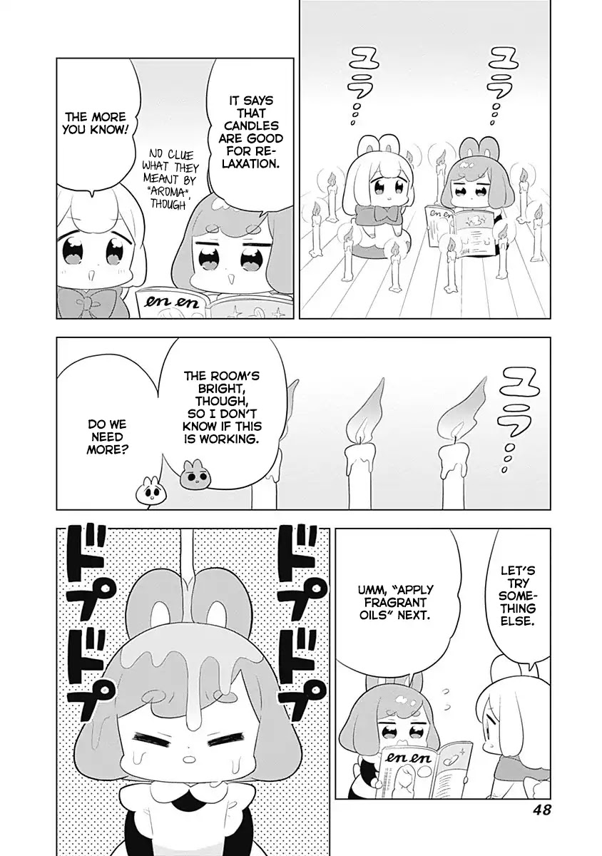 Department of Corporate Slave Rabbits Chapter 47 page 4 - Chapter 47: Fuwami & Mofuko at End of Relaxation...