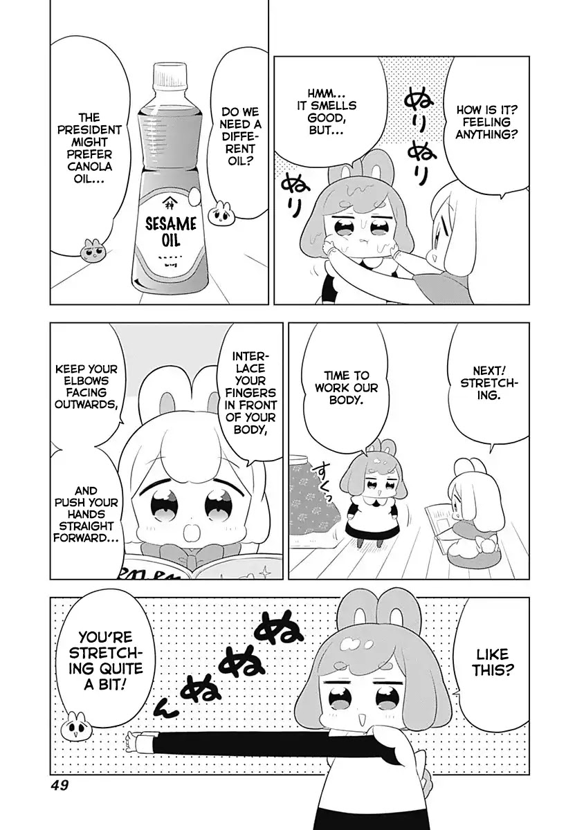 Department of Corporate Slave Rabbits Chapter 47 page 5 - Chapter 47: Fuwami & Mofuko at End of Relaxation...