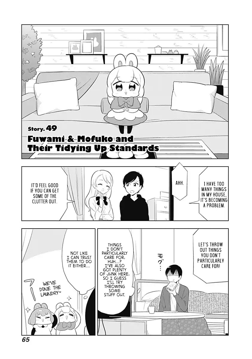 Department of Corporate Slave Rabbits Chapter 49 page 1 - Chapter 49: Fuwami & Mofuko and Their Tidying Up Standards