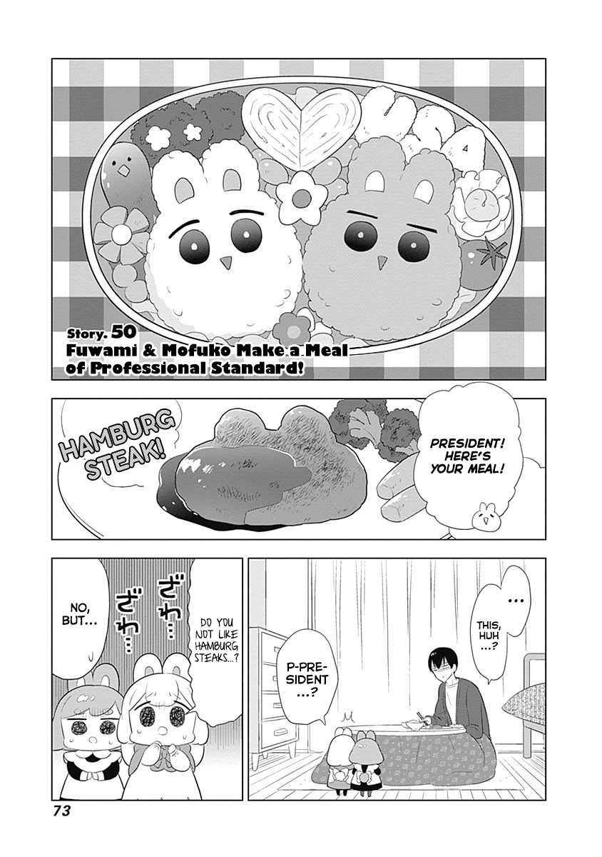 Department of Corporate Slave Rabbits Chapter 50 page 1 - Chapter 50: Fuwami & Mofuko Make a Meal of Professional Standard!