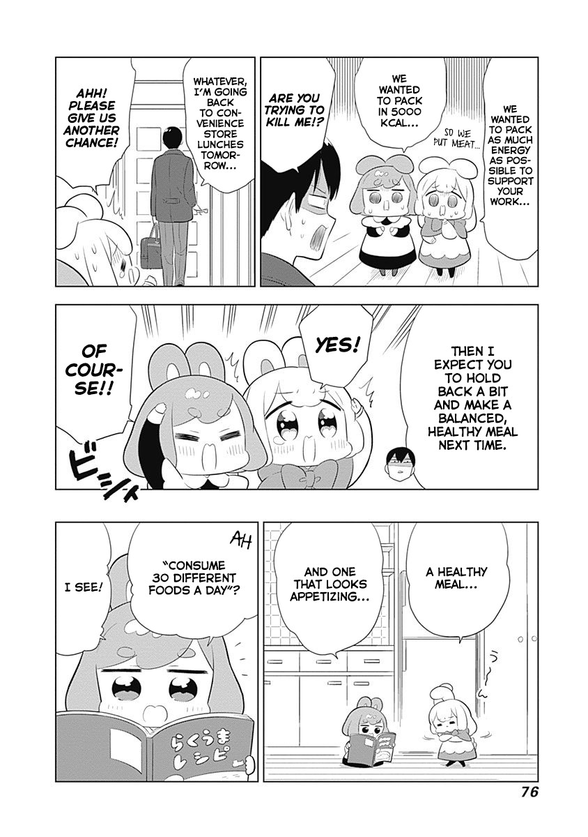 Department of Corporate Slave Rabbits Chapter 50 page 4 - Chapter 50: Fuwami & Mofuko Make a Meal of Professional Standard!