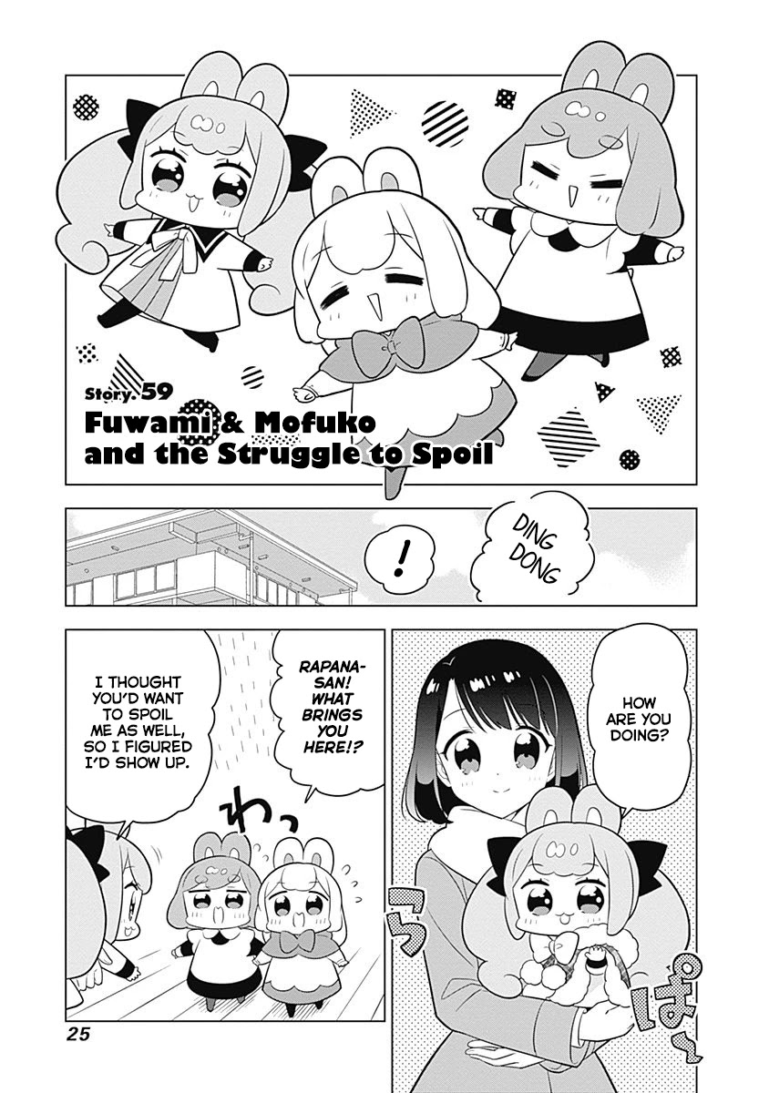 Department of Corporate Slave Rabbits Chapter 59 page 1 - Chapter 59: Fuwami & Mofuko and the Struggle to Spoil