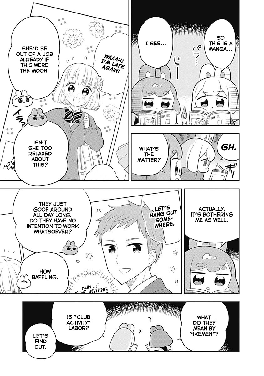 Department of Corporate Slave Rabbits Chapter 61 page 3 - Chapter 61: Fuwami & Mofuko Try Their Hand at Drawing Manga