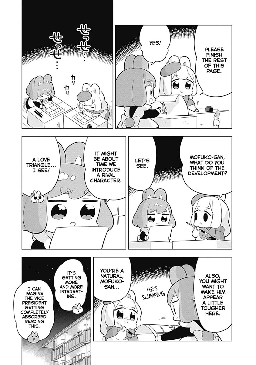 Department of Corporate Slave Rabbits Chapter 61 page 5 - Chapter 61: Fuwami & Mofuko Try Their Hand at Drawing Manga