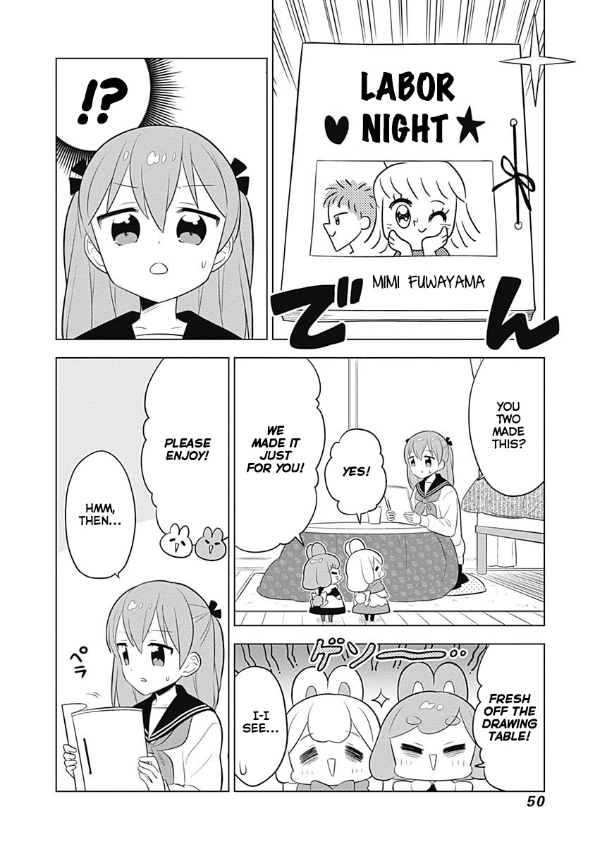 Department of Corporate Slave Rabbits Chapter 61 page 6 - Chapter 61: Fuwami & Mofuko Try Their Hand at Drawing Manga