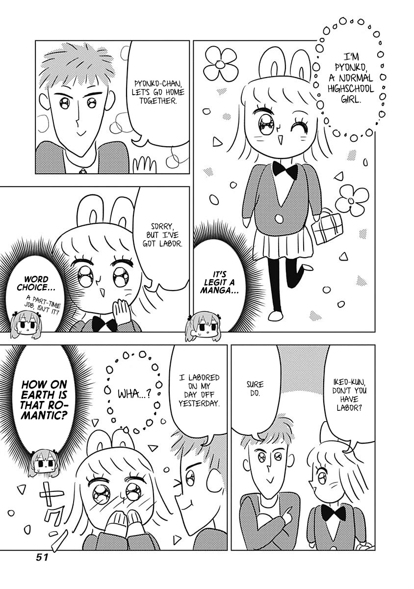 Department of Corporate Slave Rabbits Chapter 61 page 7 - Chapter 61: Fuwami & Mofuko Try Their Hand at Drawing Manga