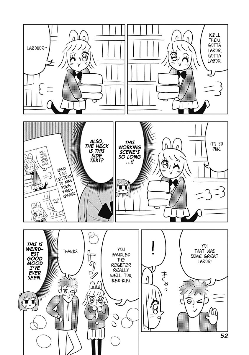 Department of Corporate Slave Rabbits Chapter 61 page 8 - Chapter 61: Fuwami & Mofuko Try Their Hand at Drawing Manga