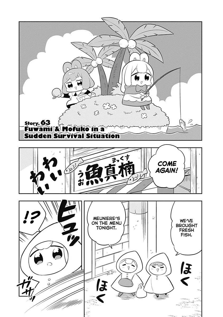Department of Corporate Slave Rabbits Chapter 63 page 1 - Chapter 63: Fuwami & Mofuko in a Sudden Survival Situation