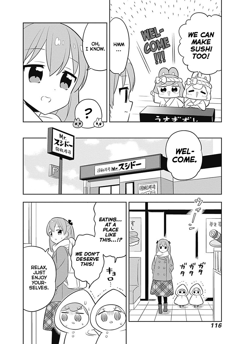 Department of Corporate Slave Rabbits Chapter 68 page 2 - Chapter 68: Fuwami & Mofuko Learn at a Conveyor Belt Sushi Restaurant