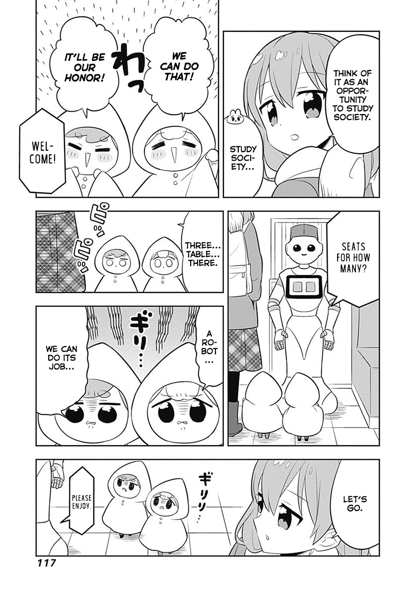 Department of Corporate Slave Rabbits Chapter 68 page 3 - Chapter 68: Fuwami & Mofuko Learn at a Conveyor Belt Sushi Restaurant