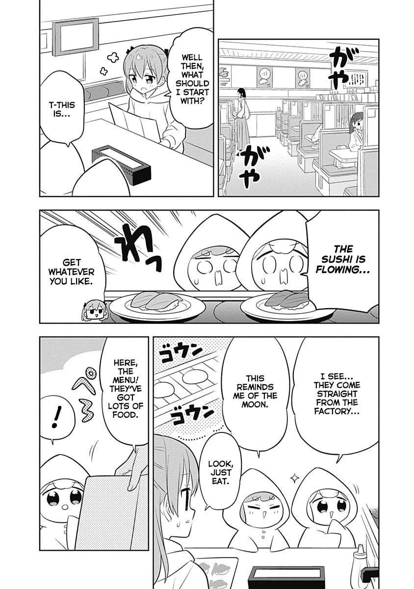 Department of Corporate Slave Rabbits Chapter 68 page 4 - Chapter 68: Fuwami & Mofuko Learn at a Conveyor Belt Sushi Restaurant