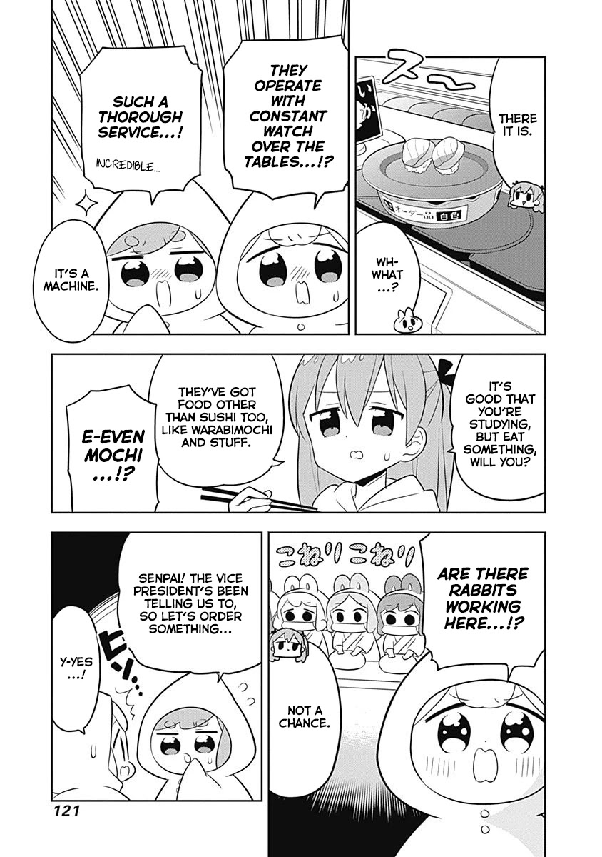 Department of Corporate Slave Rabbits Chapter 68 page 7 - Chapter 68: Fuwami & Mofuko Learn at a Conveyor Belt Sushi Restaurant