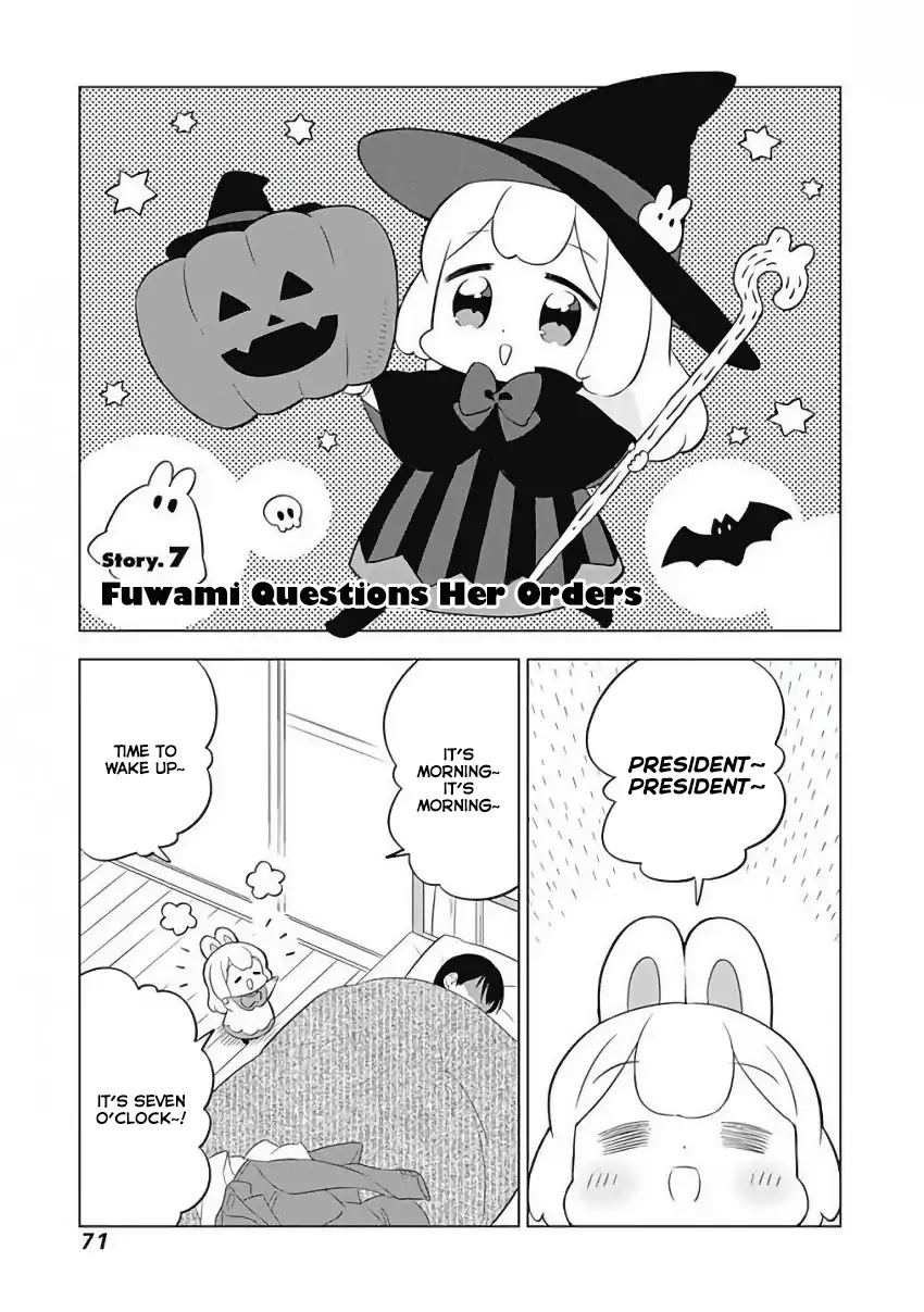 Department of Corporate Slave Rabbits Chapter 7 page 1 - Chapter 7: Fuwami Questions Her Orders