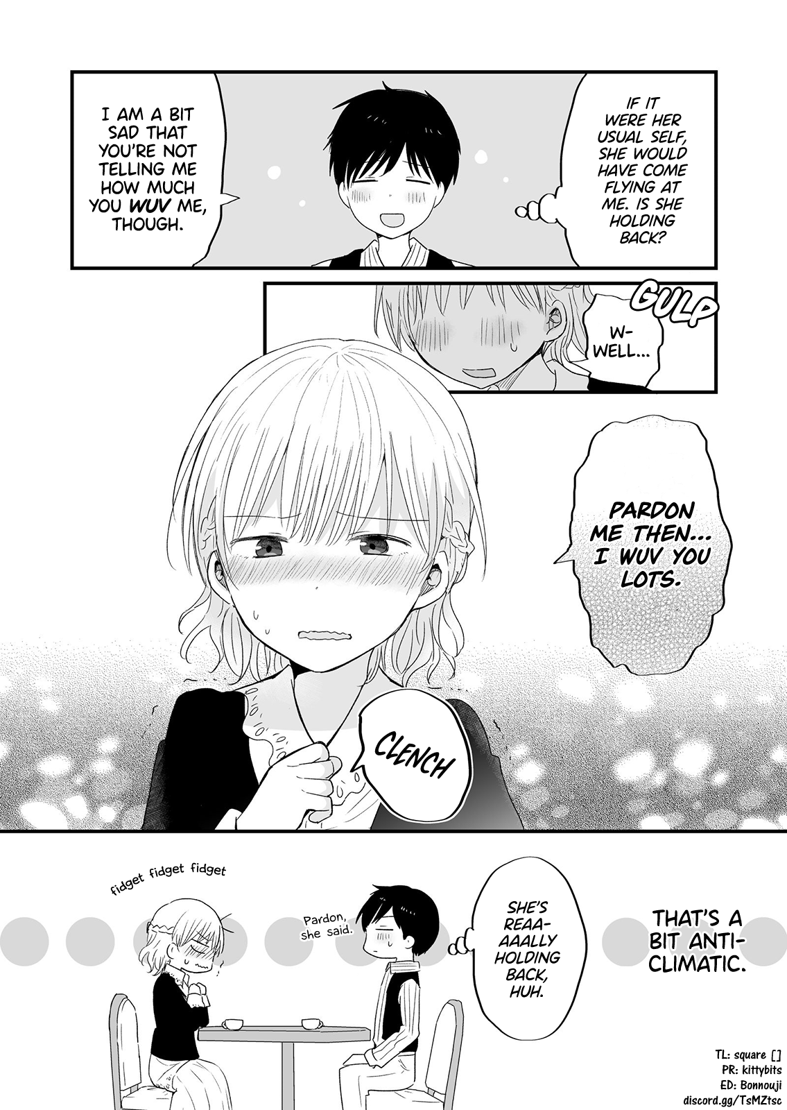 Deredere Girlfriend Tries to Hold Back Chapter 1 page 4 - Chapter 1