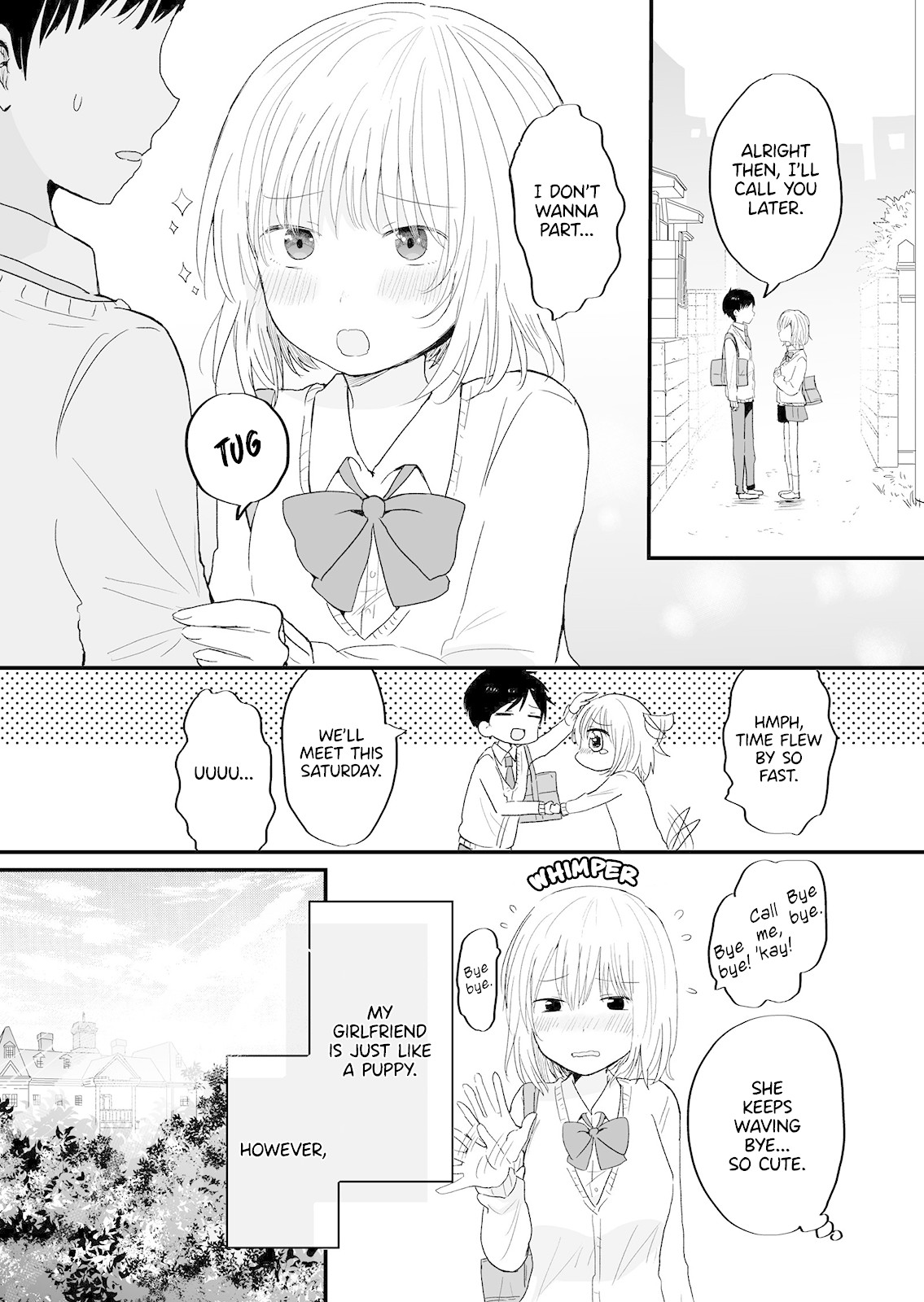 Deredere Girlfriend Tries to Hold Back Chapter 2 page 1 - Chapter 2