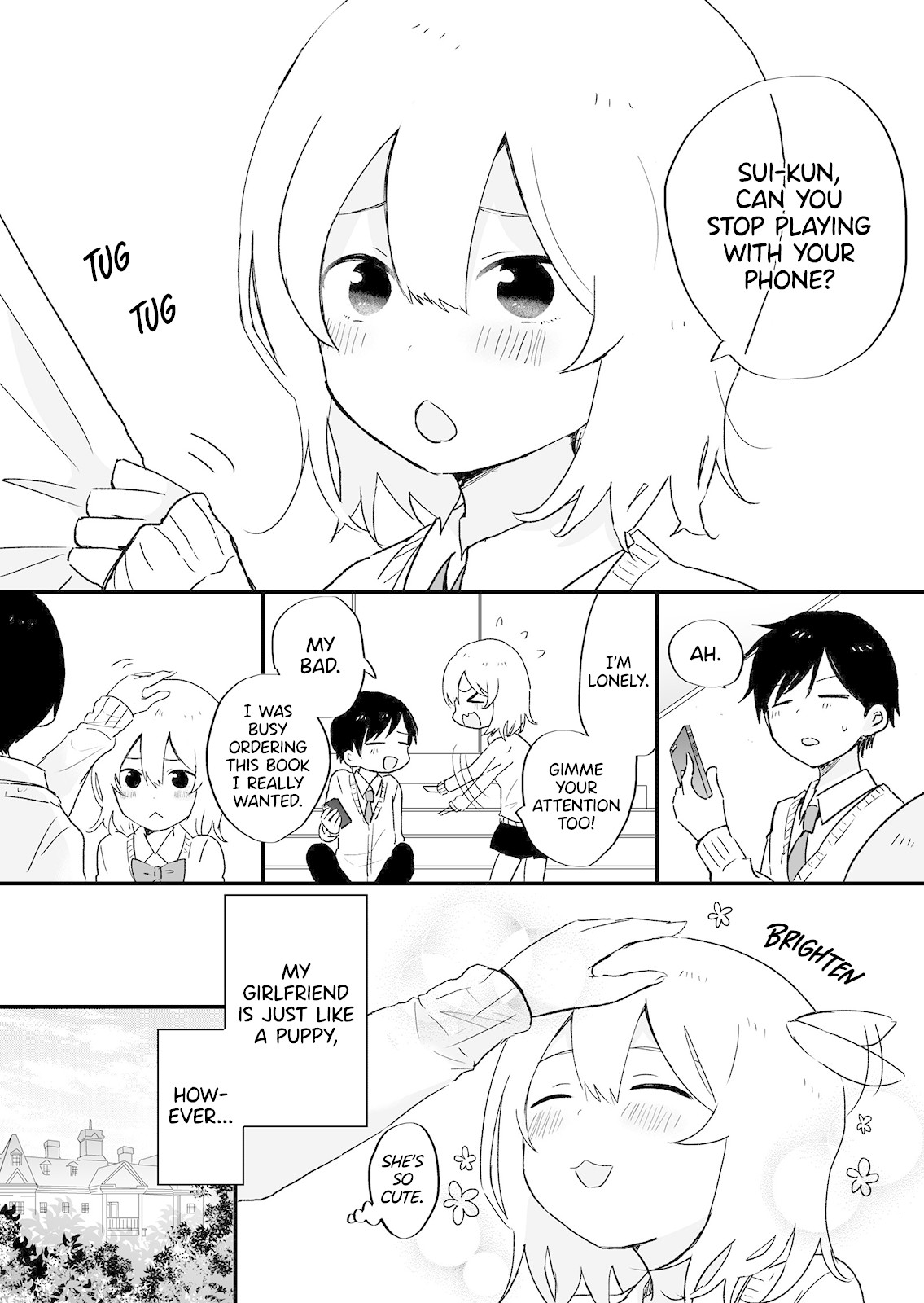 Deredere Girlfriend Tries to Hold Back Chapter 3 page 1 - Chapter 3