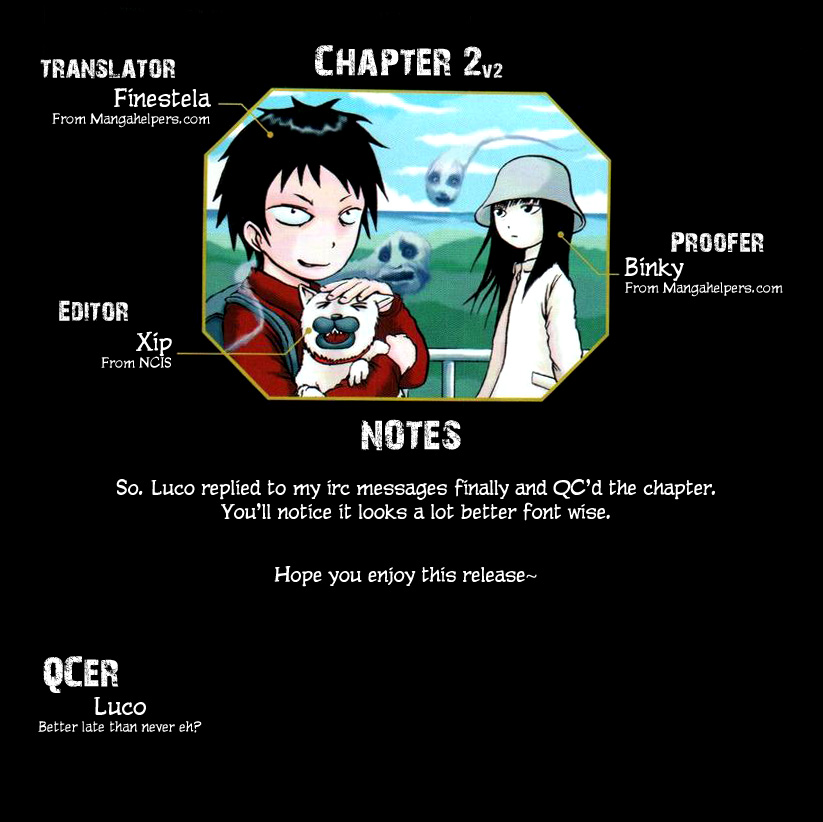 Dero Dero Chapter 2.2 page 1 - Chapter 2v2 v2 : Curls on the Floor