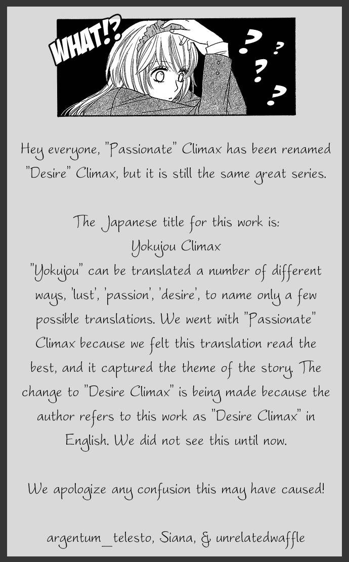 Desire Climax Chapter 2 page 2 - Chapter 2