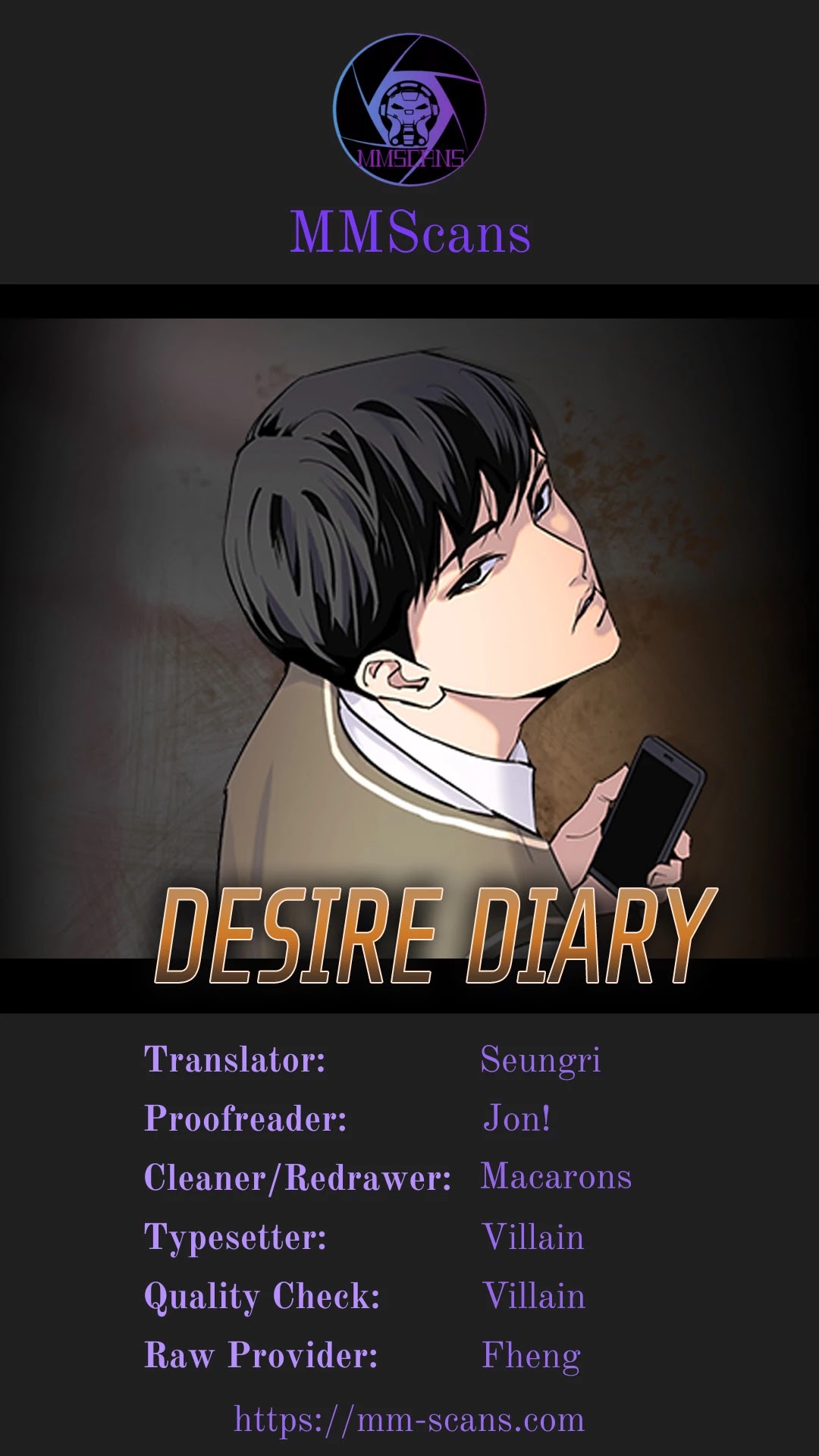 Desire Diary Chapter 3 page 1 - Chapter 3