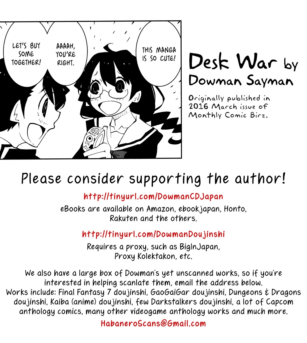 Desk War Chapter 0.2 page 13 - Chapter 0 : [Oneshot] [v2]