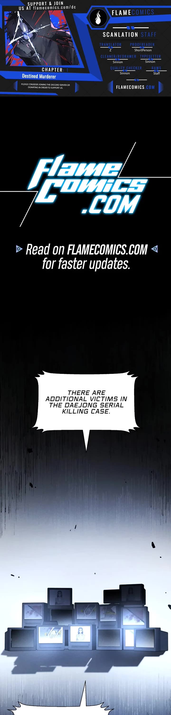 Destined Murderer Chapter 1 page 1 - Chapter 1: Number (1)