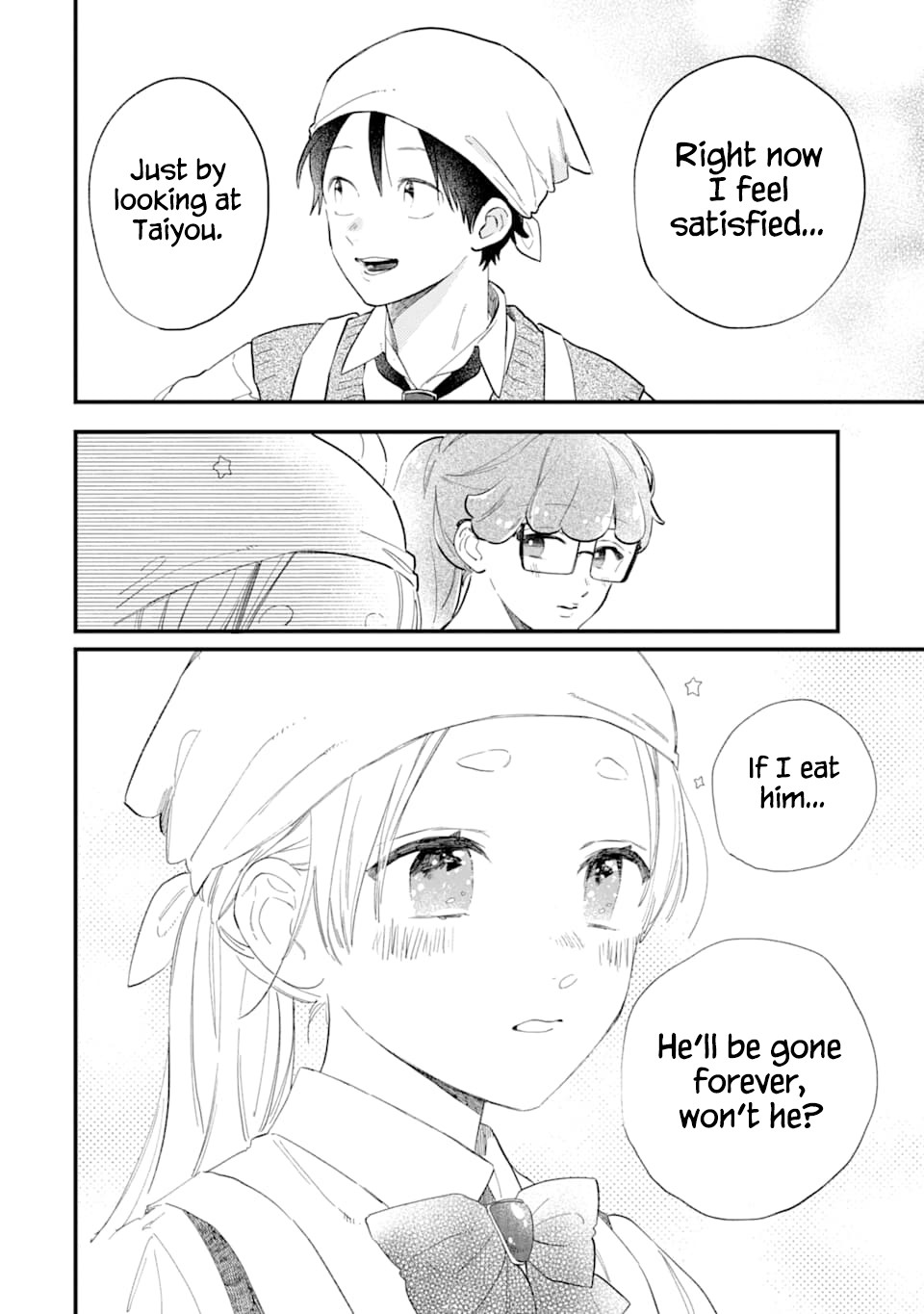 Destined to Be Eaten Within a Year By the Predacious Heroine Chapter 9.1 page 14 - Chapter 9.1: taste.9