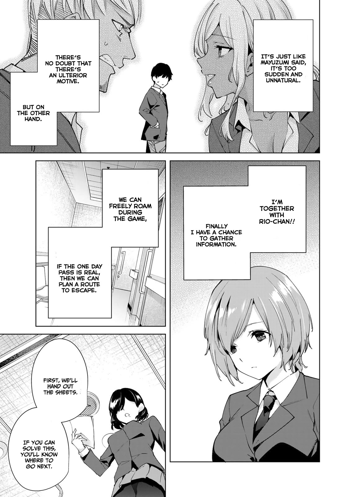 Destiny Lovers 2 Chapter 17 page 8 - Chapter 17: Youth ♪ Uniform, Escape Game