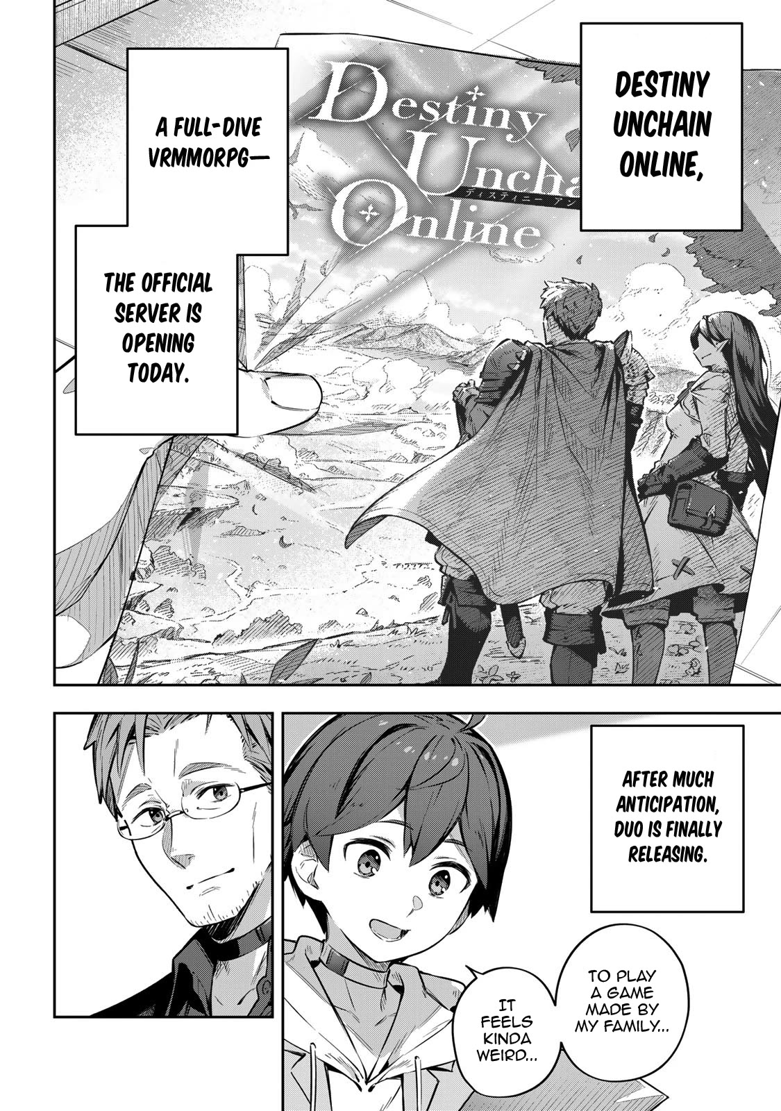 Destiny Unchain Online Chapter 1 page 17 - Chapter 1: Into the Virtual World