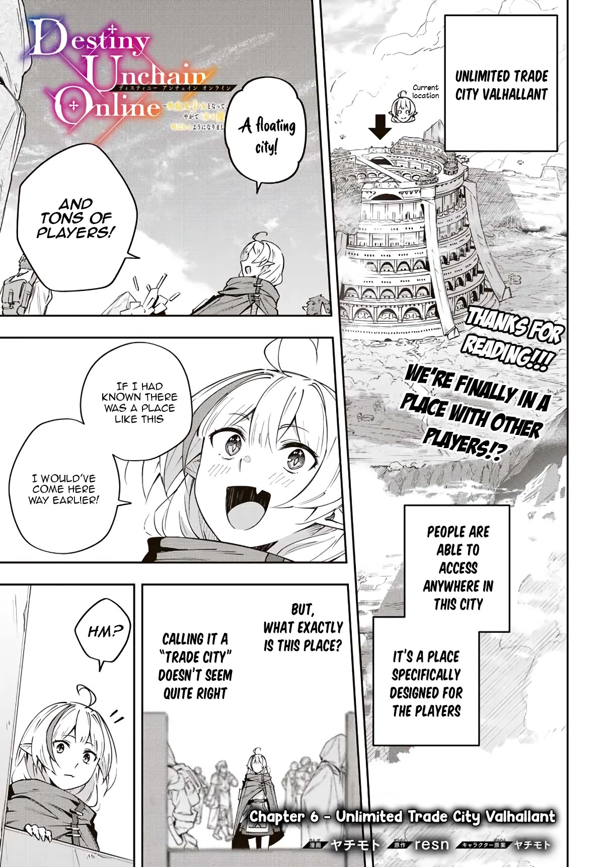 Destiny Unchain Online Chapter 6 page 2 - Chapter 6: Unlimited Trade City Valhallant