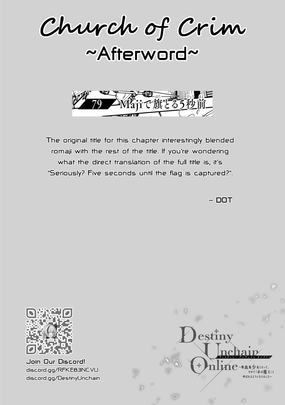 Destiny Unchain Online Chapter 79 page 20 - Chapter 79: Five. Freaking. Seconds.