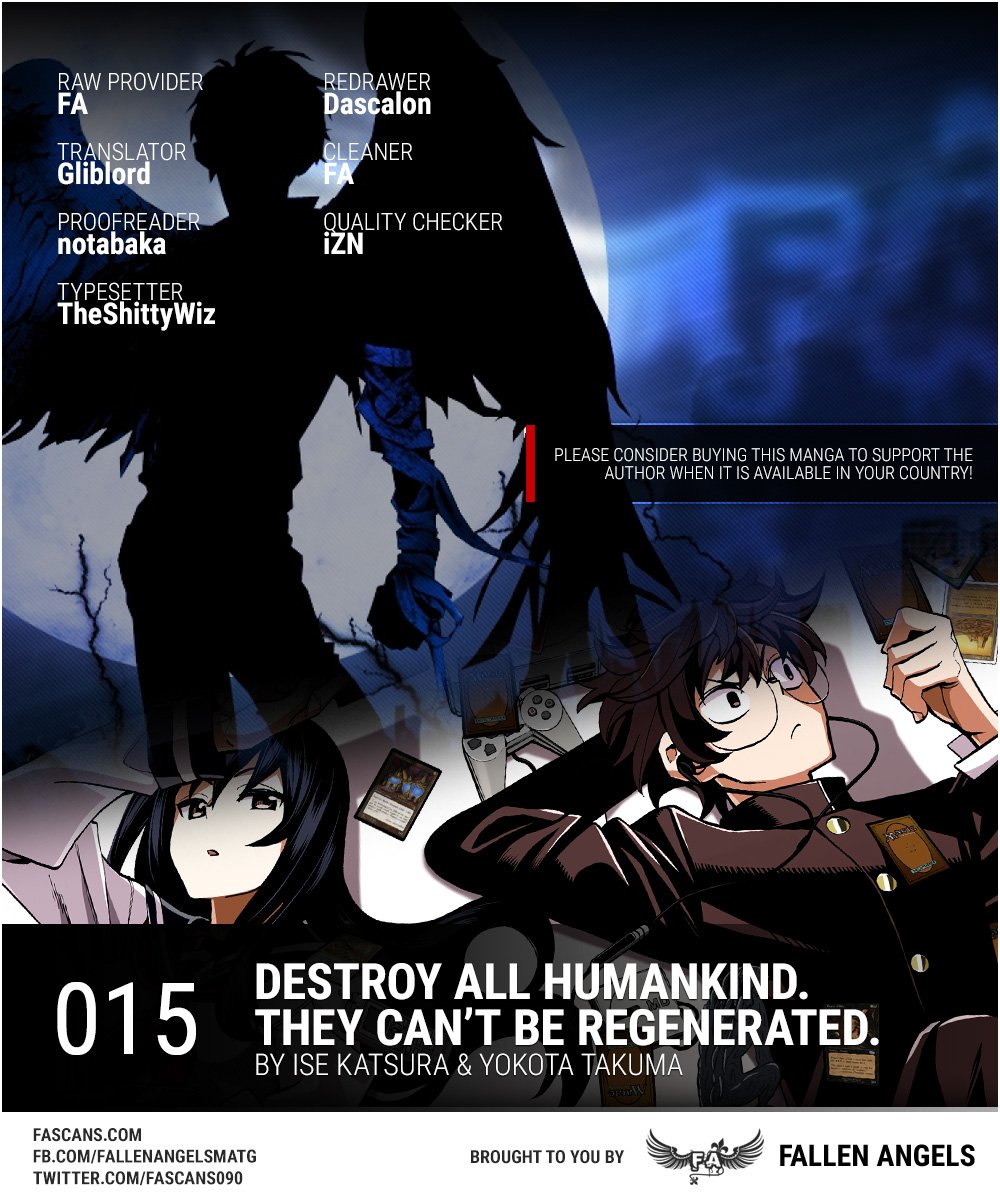 Destroy All of Humanity. It Can't Be Regenerated. Chapter 15 page 1 - Chapter 15: Our Wild Revelry (Part 1)