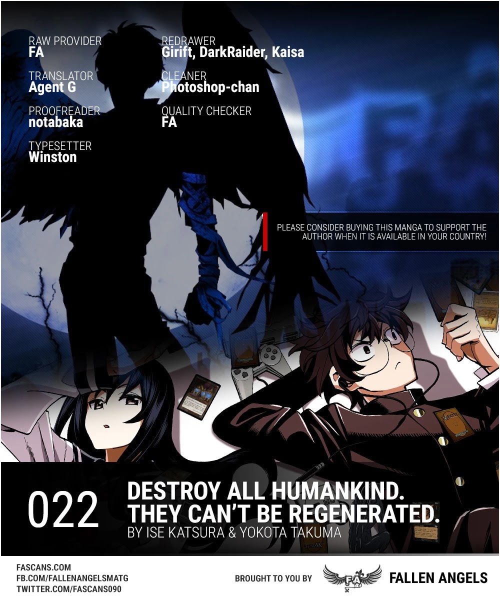 Destroy All of Humanity. It Can't Be Regenerated. Chapter 22 page 1 - Chapter 22: Our Dance-athon