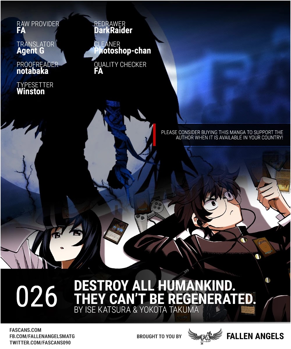 Destroy All of Humanity. It Can't Be Regenerated. Chapter 26 page 1 - Chapter 26: Our Innovation
