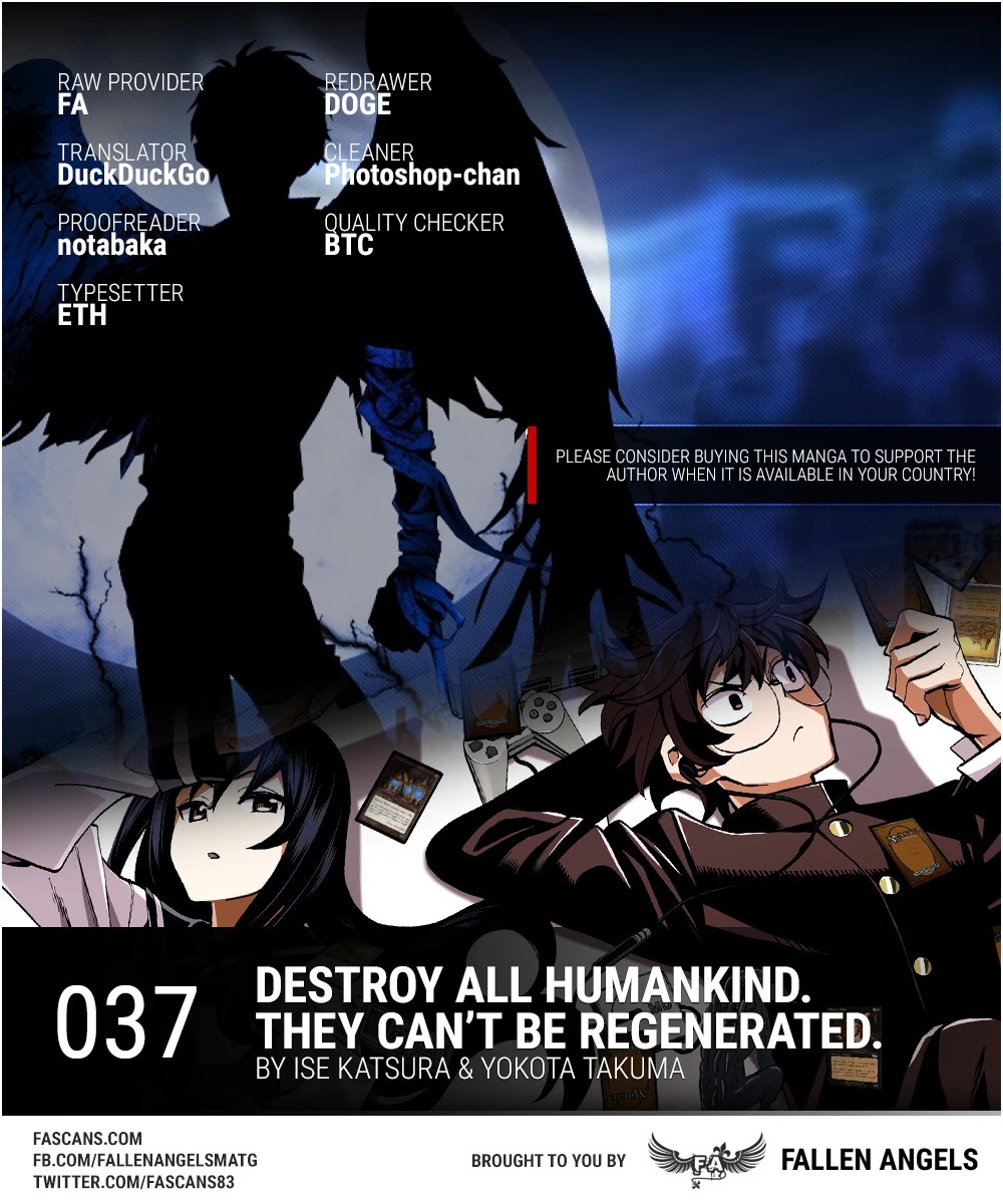 Destroy All of Humanity. It Can't Be Regenerated. Chapter 37 page 1 - Chapter 37: Our New Era (Part 2)
