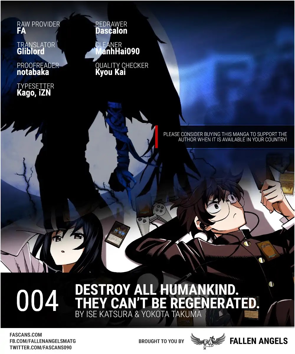 Destroy All of Humanity. It Can't Be Regenerated. Chapter 4 page 1 - Chapter 4: Our Ten-Day War