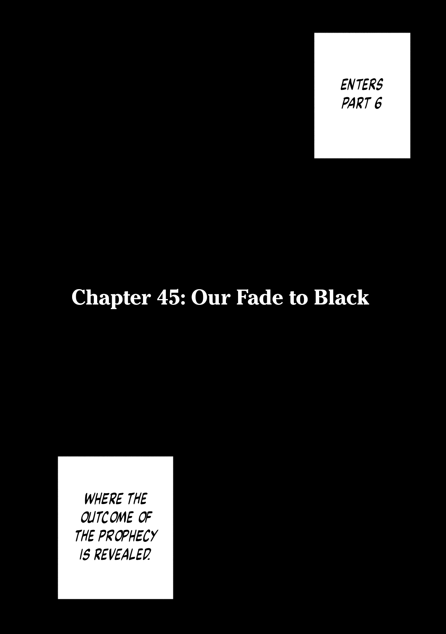Destroy All of Humanity. It Can't Be Regenerated. Chapter 45 page 55 - Chapter 45: Our Fade to Black