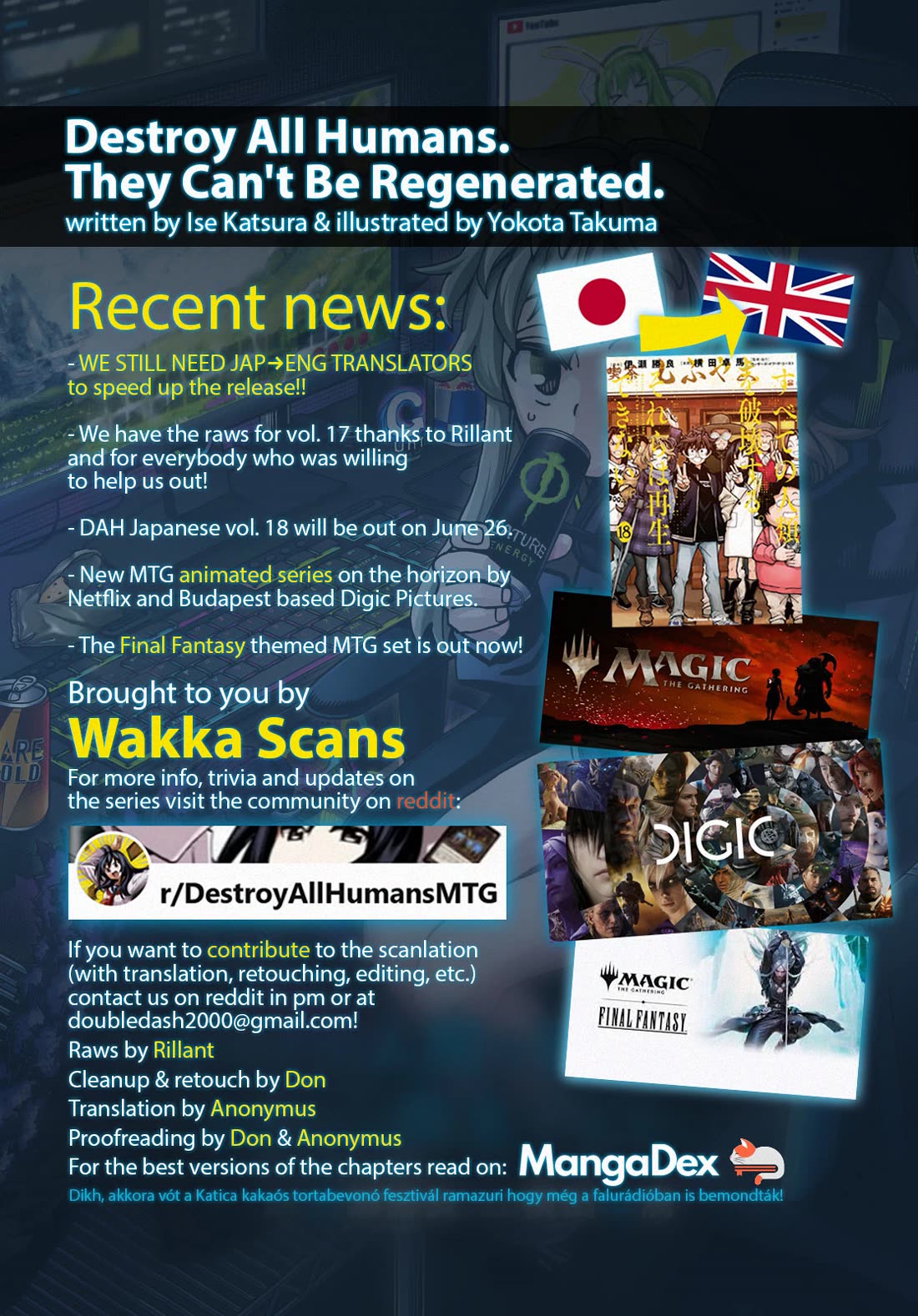 Destroy All of Humanity. It Can't Be Regenerated. Chapter 61 page 52 - Chapter 61: Our Adieu
