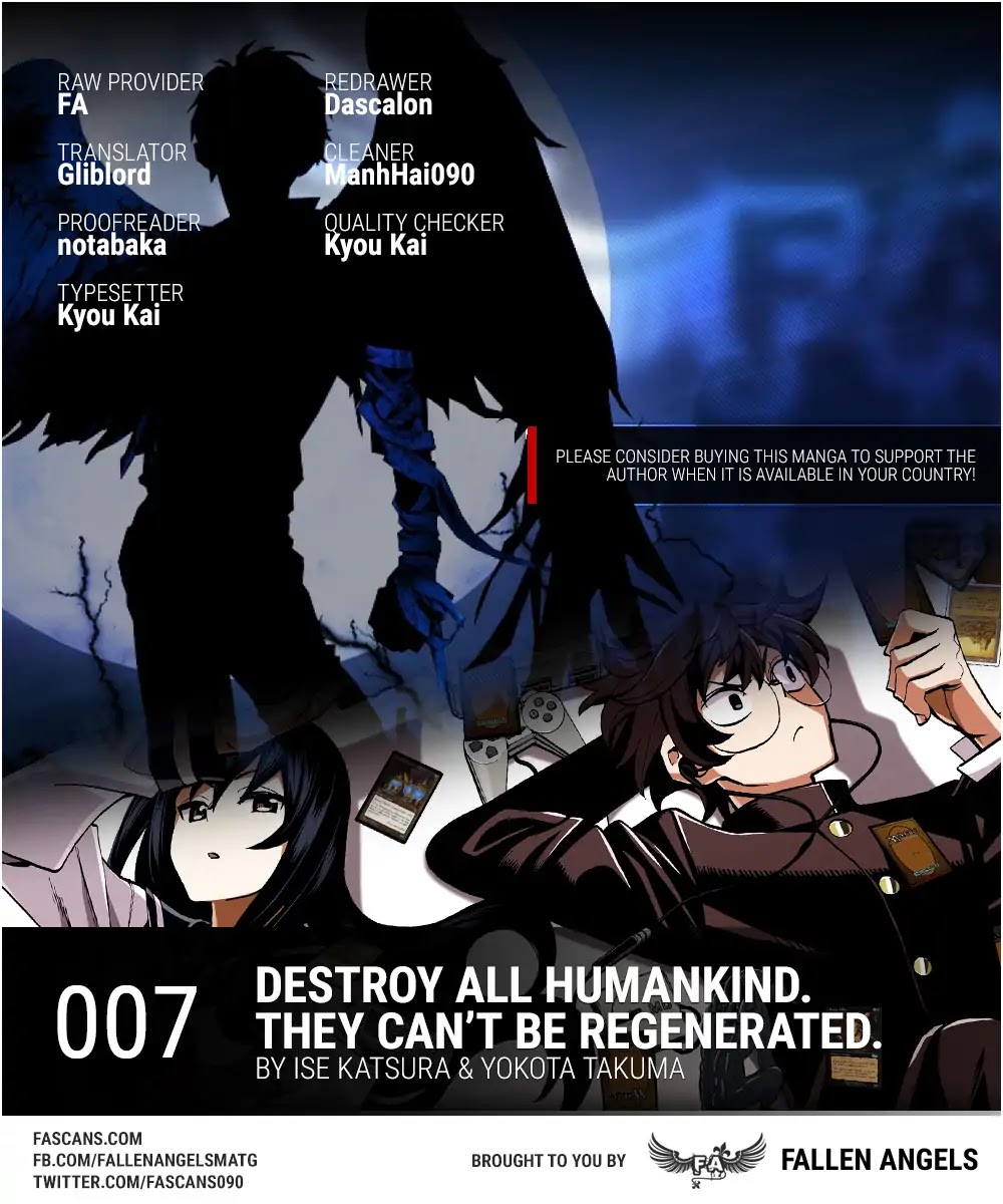 Destroy All of Humanity. It Can't Be Regenerated. Chapter 7 page 1 - Chapter 7: Our Training Arc