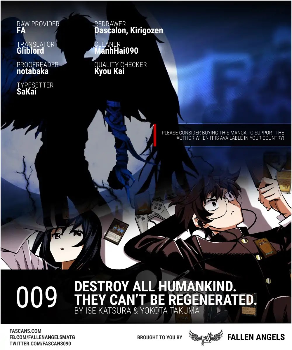 Destroy All of Humanity. It Can't Be Regenerated. Chapter 9 page 1 - Chapter 9: Our Celebration