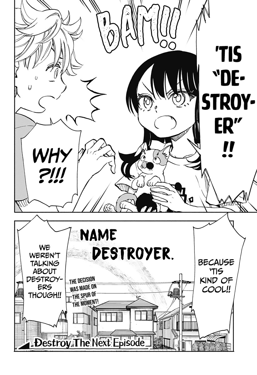 Destroy Everything Chapter 5 page 21 - Chapter 5: Goddess of Destruction Gets A Cat