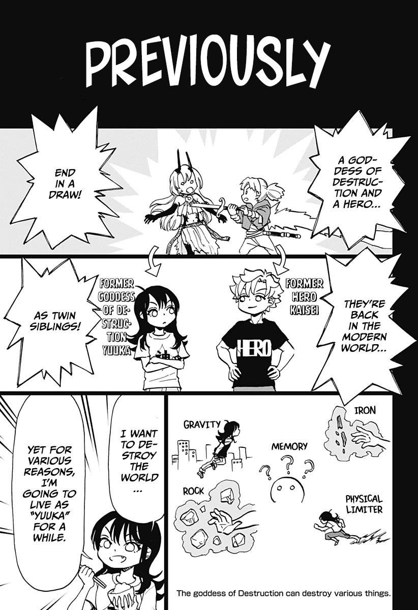 Destroy Everything Chapter 8 page 1 - Chapter 8: Goddess of Destruction Chases