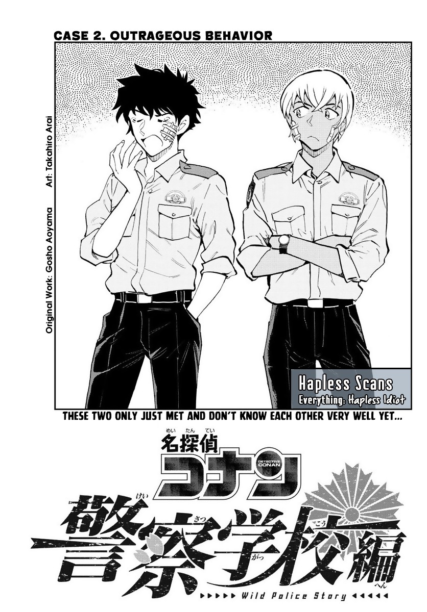 Detective Conan: Police Academy Arc Wild Police Story Chapter 2 page 1 - Chapter 2: Outrageous Behavior